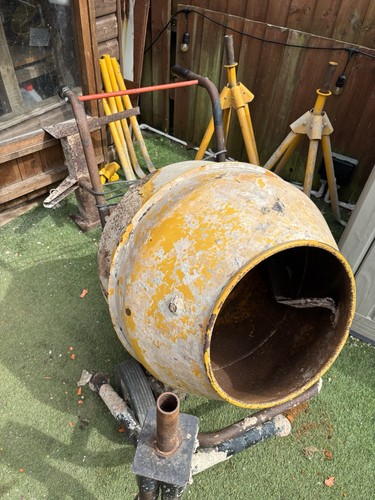 Cement mixer with - mixer, stand