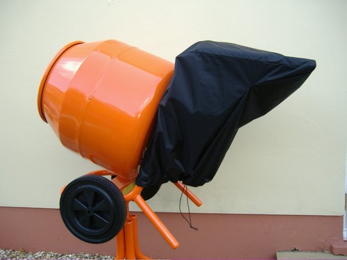 Cement mixer rain weather - cement, rain/