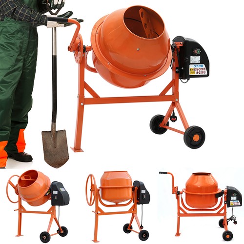 Electric cement mixer - cement,